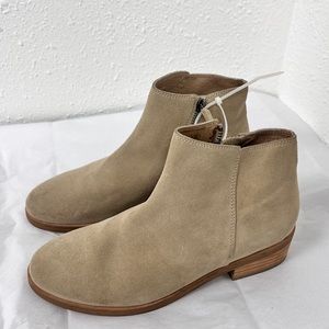 Eileen Fisher suede ankle booties women size 6.5